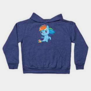 Seapony Rainbow Dash Kids Hoodie